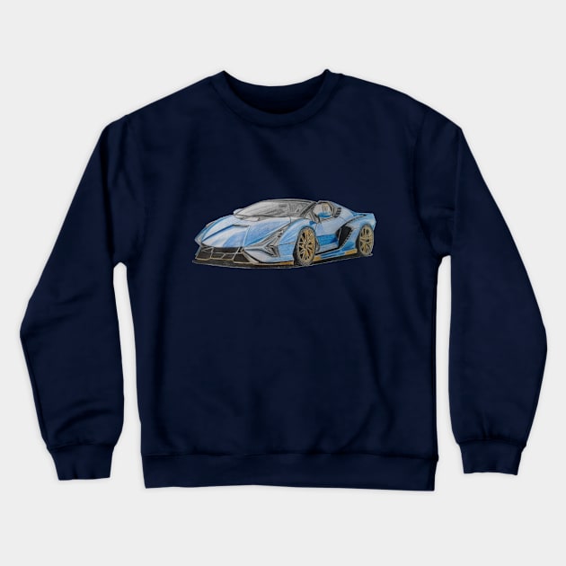 Car Crewneck Sweatshirt by An.D.L.